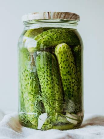 Fermented cucumbers