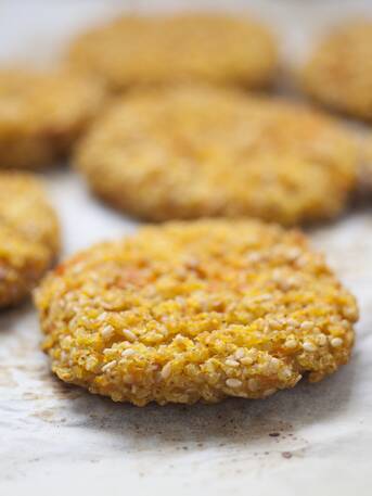 Coconut cookies on plate