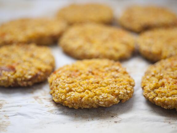Coconut cookies on plate