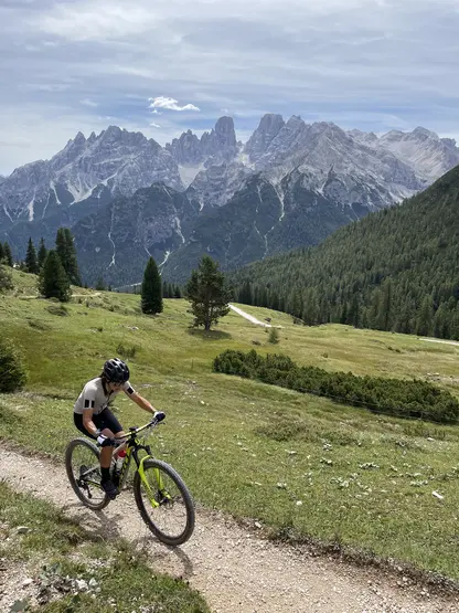 Bianca Somavilla on bike