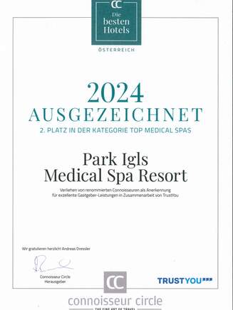 Top Medical Spa certificate