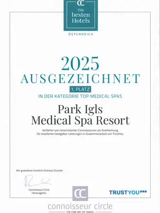 Urkunde Park Igls