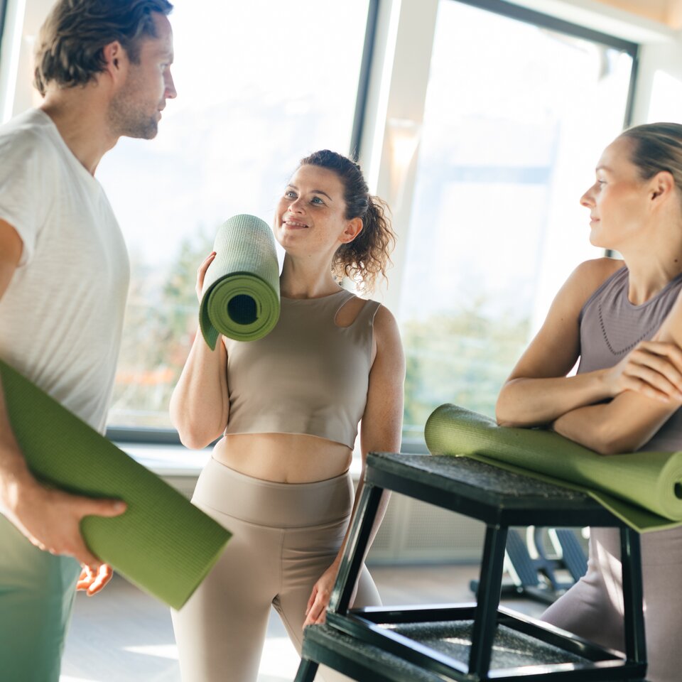 Yogamatten Gruppe