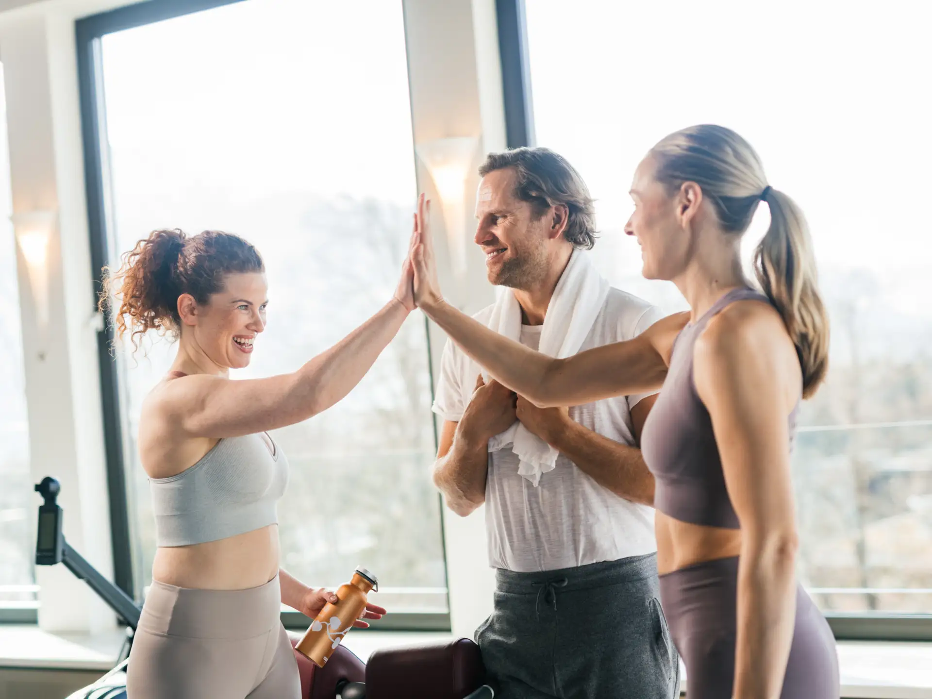 Freude nach Sport