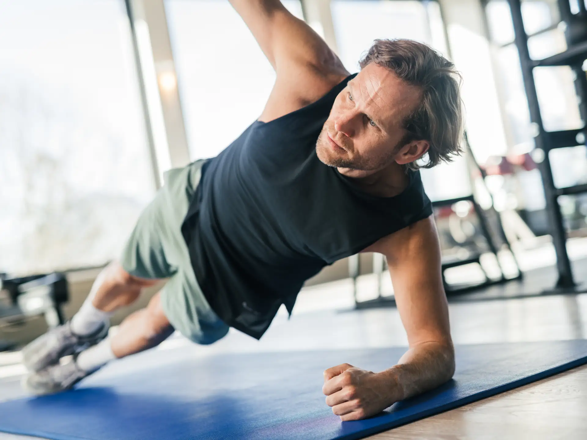 Side plank exercise