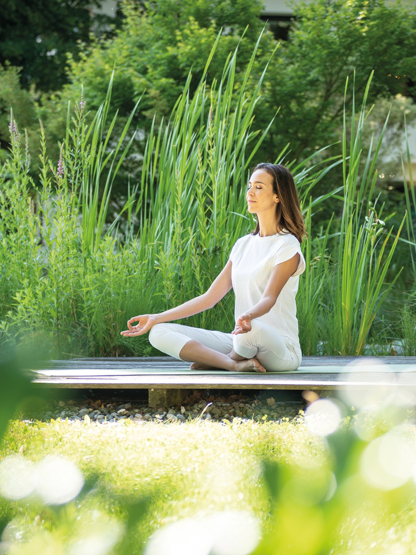 Woman doing yoga