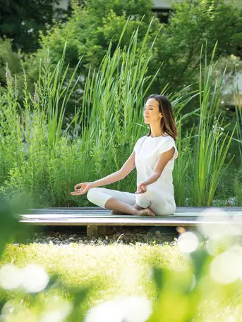 Woman doing yoga