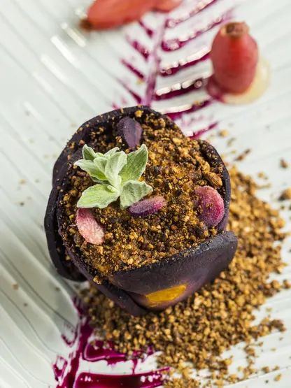 detox dessert with mini carrots