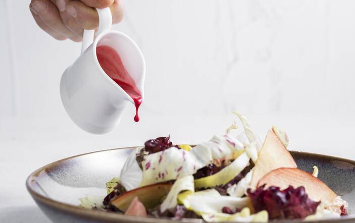 Bittersalat mit Rote Bete