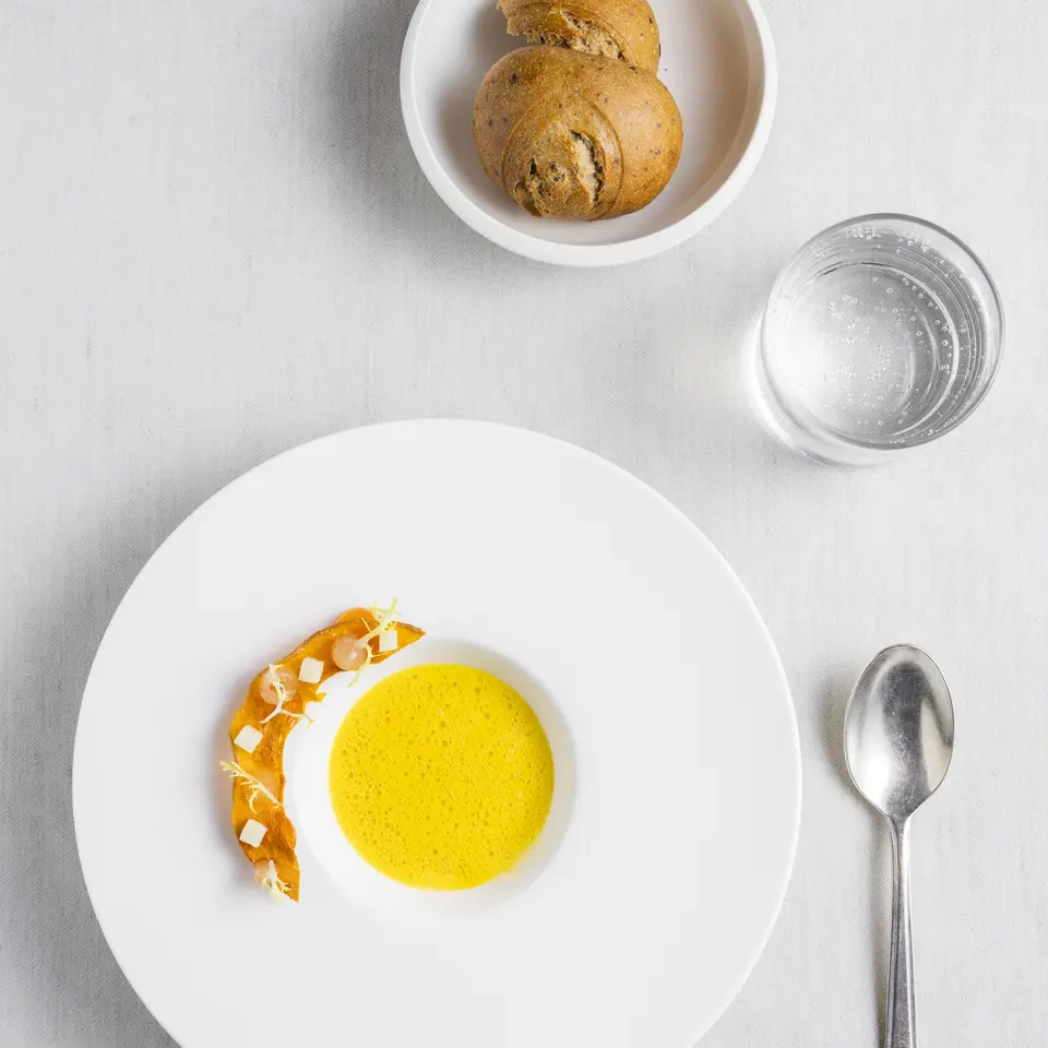 Hokkaido pumpkin soup