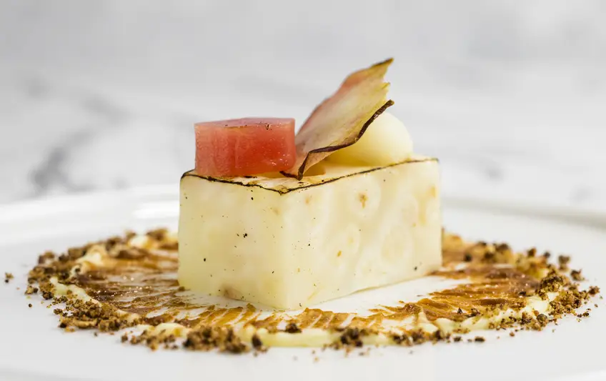 Flambéed celeriac