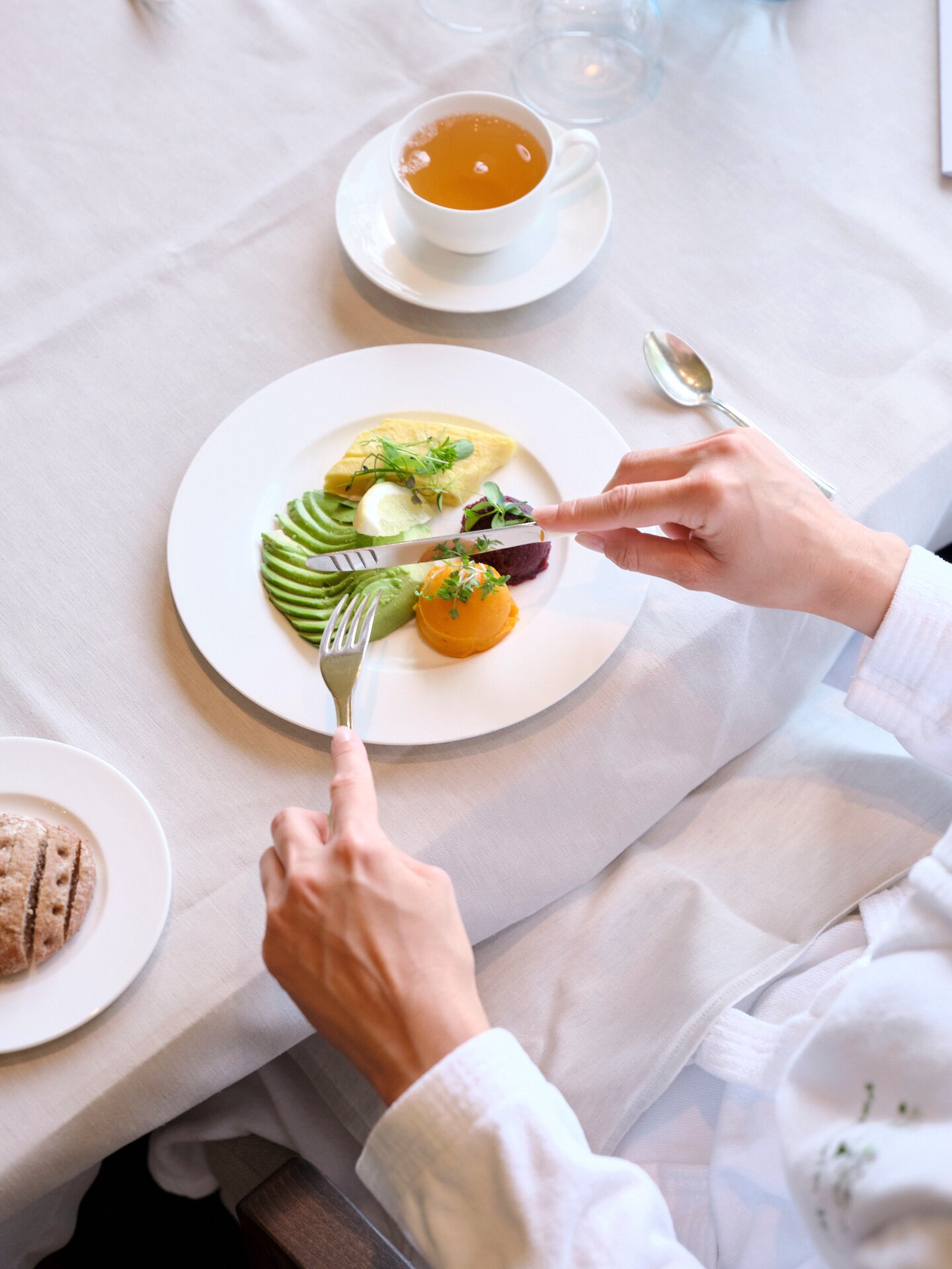 healthy breakfast at the Park Igls Medical Spa Resort
