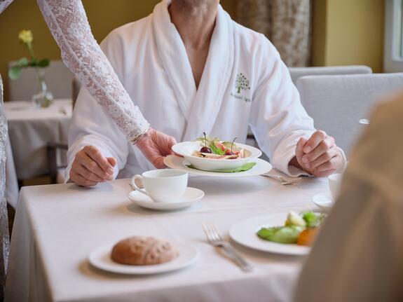 Delicious afternoon snack