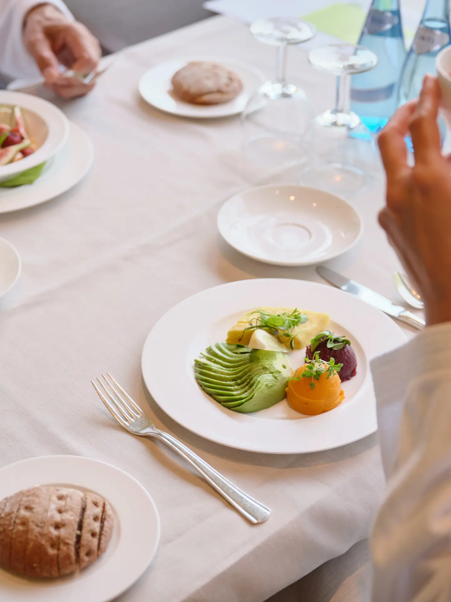 Delicious afternoon snack