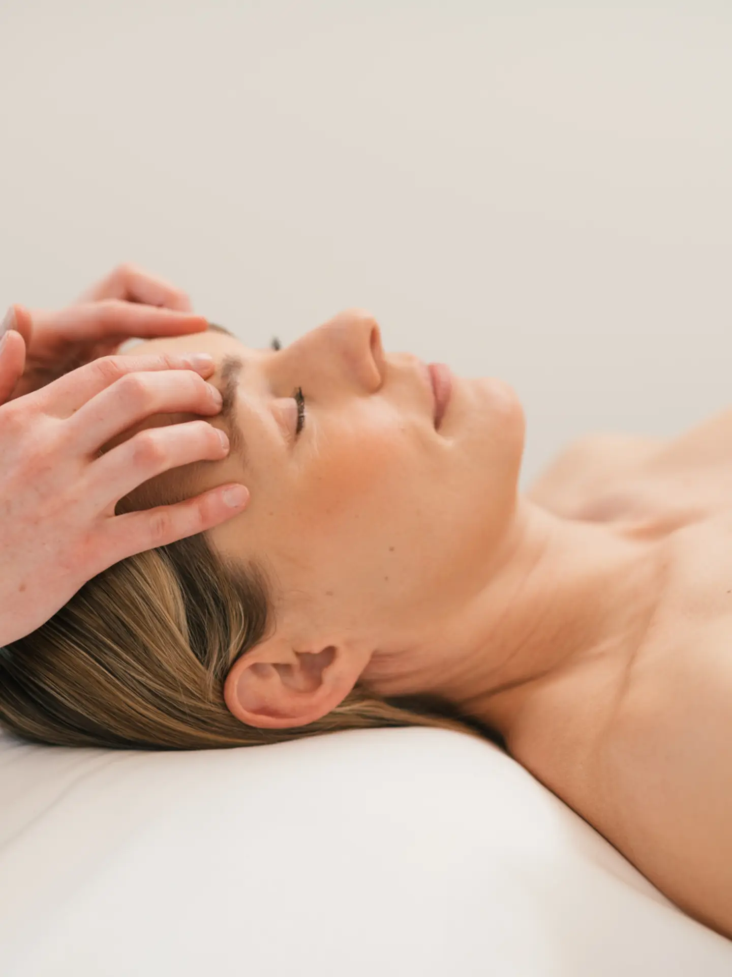 Frau bei Therapie