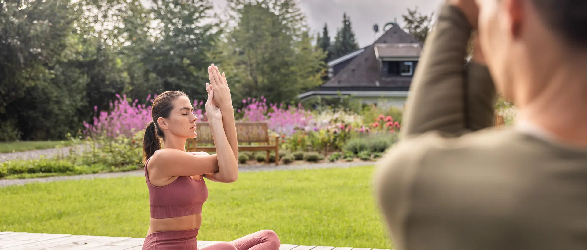 Yoga in the park