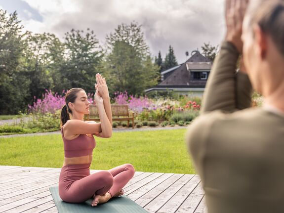 Yoga in the park