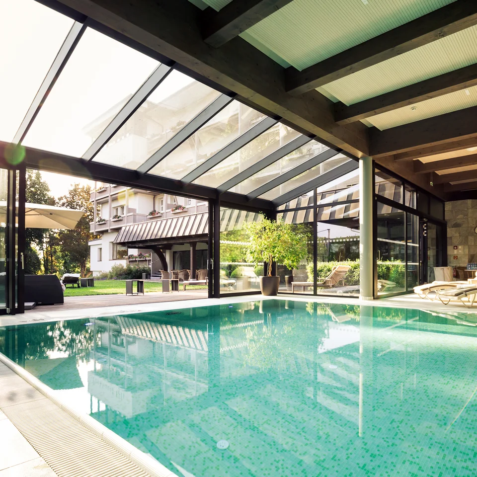 Swimming pool in resort