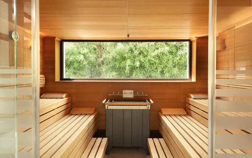 Sauna area