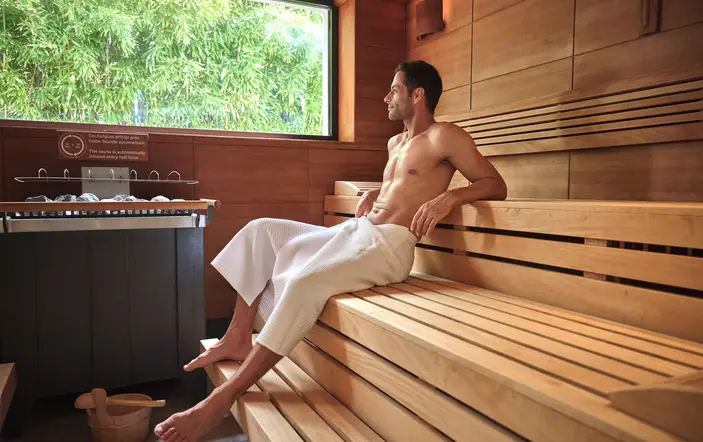 Sauna area