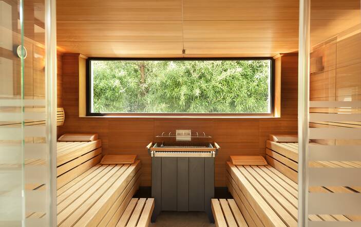 Sauna relaxation