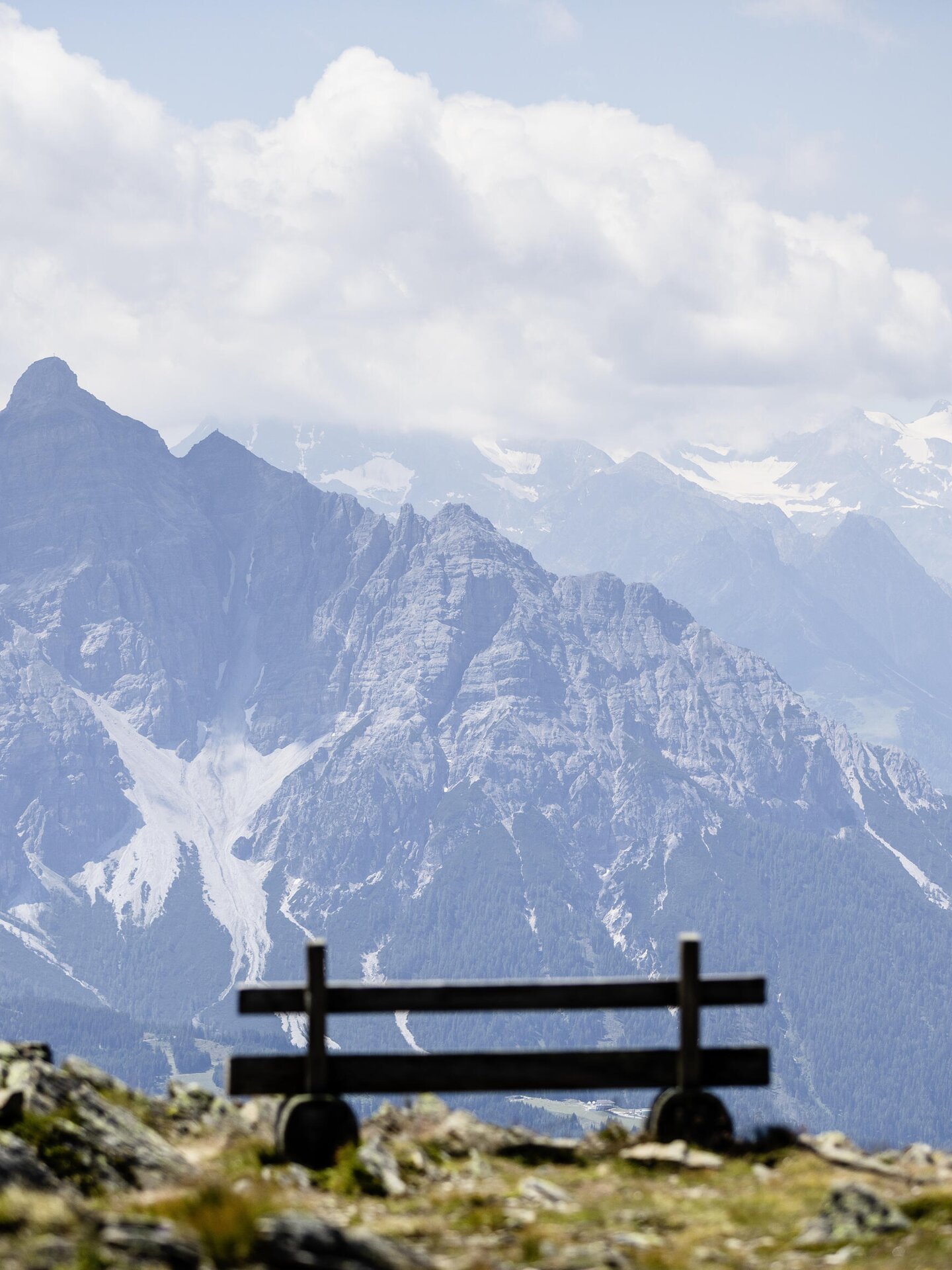 Bench on the mountain