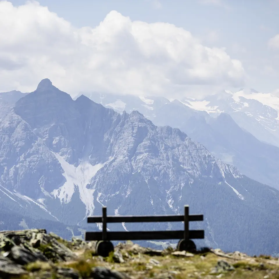 Bench on the mountain