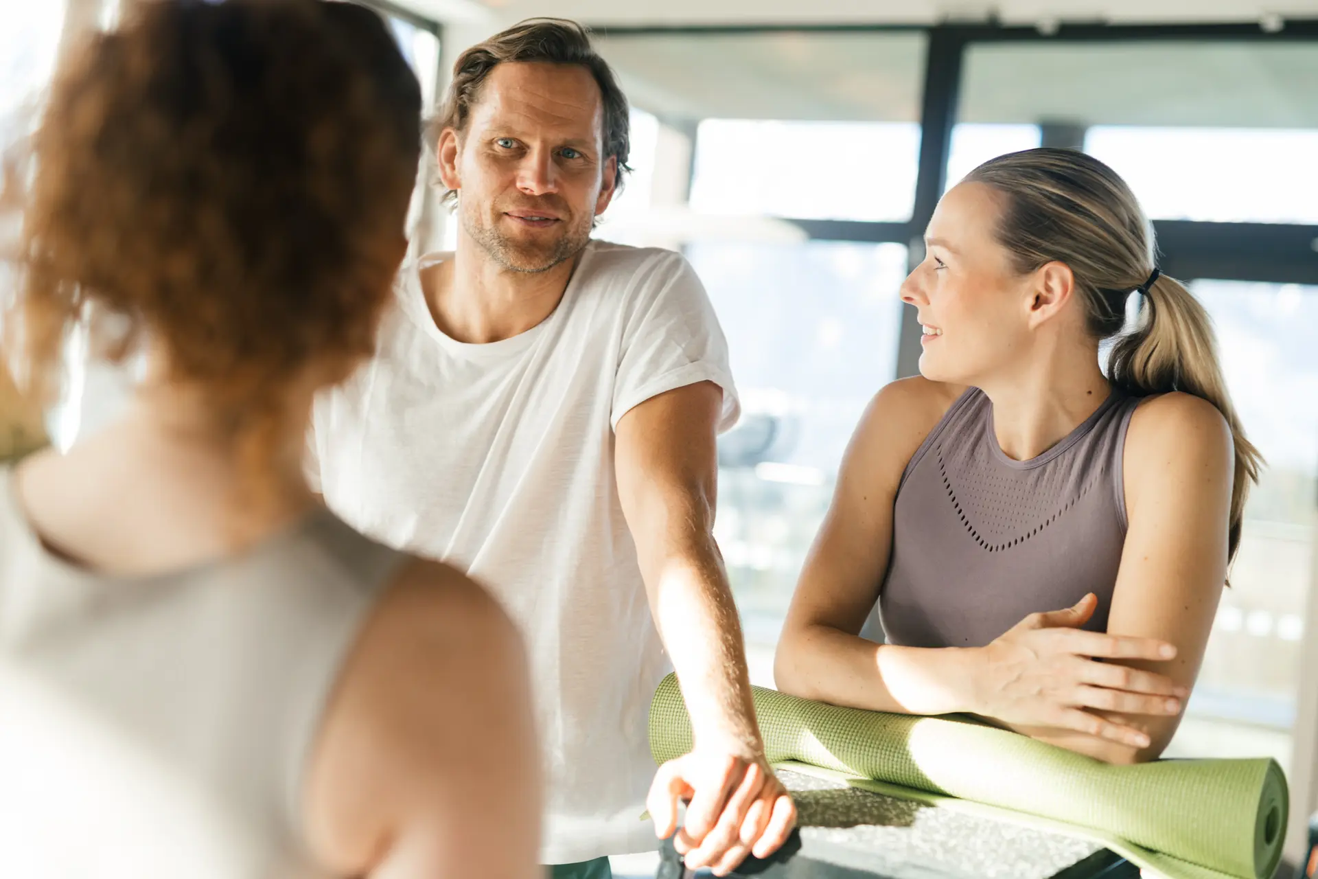 Gruppe beim Training