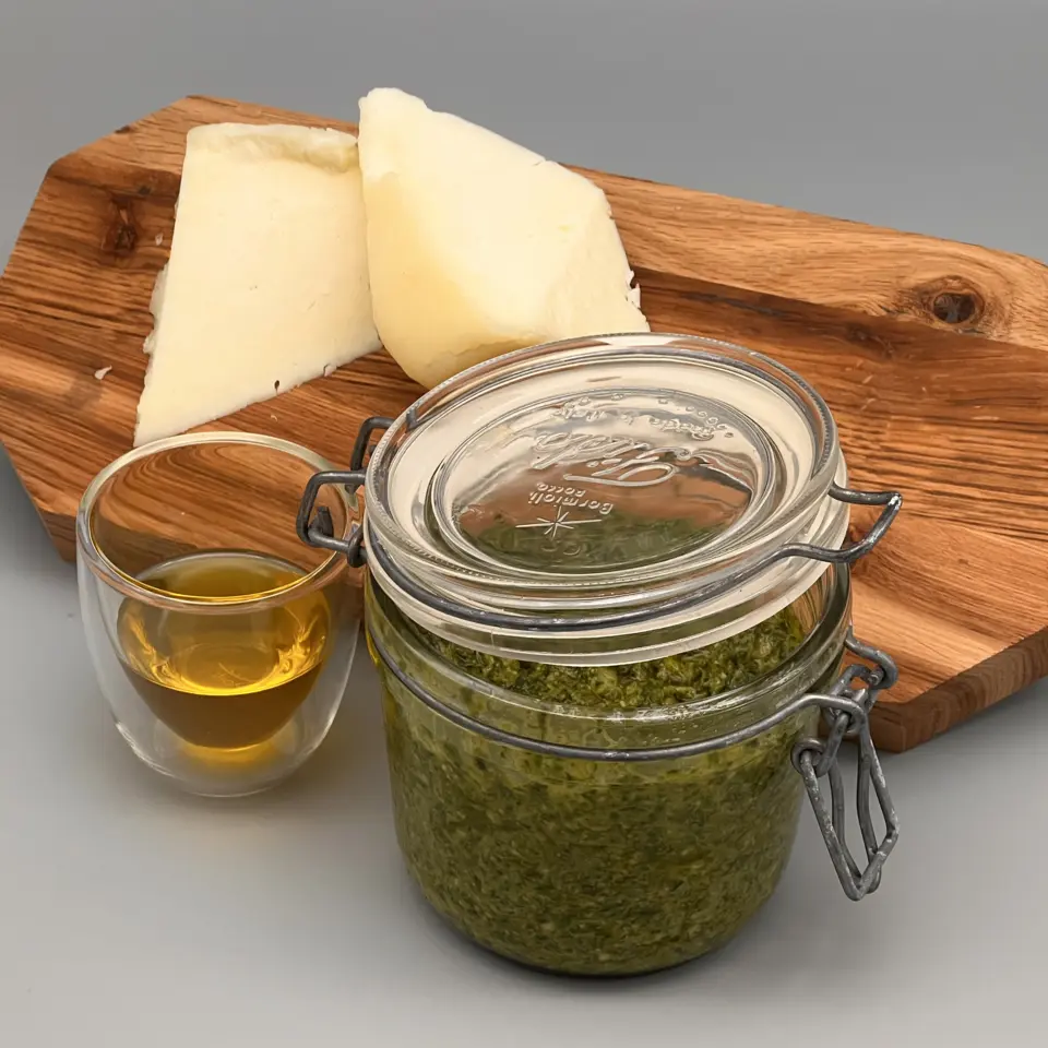 Bärlauchpesto mit Pecorino