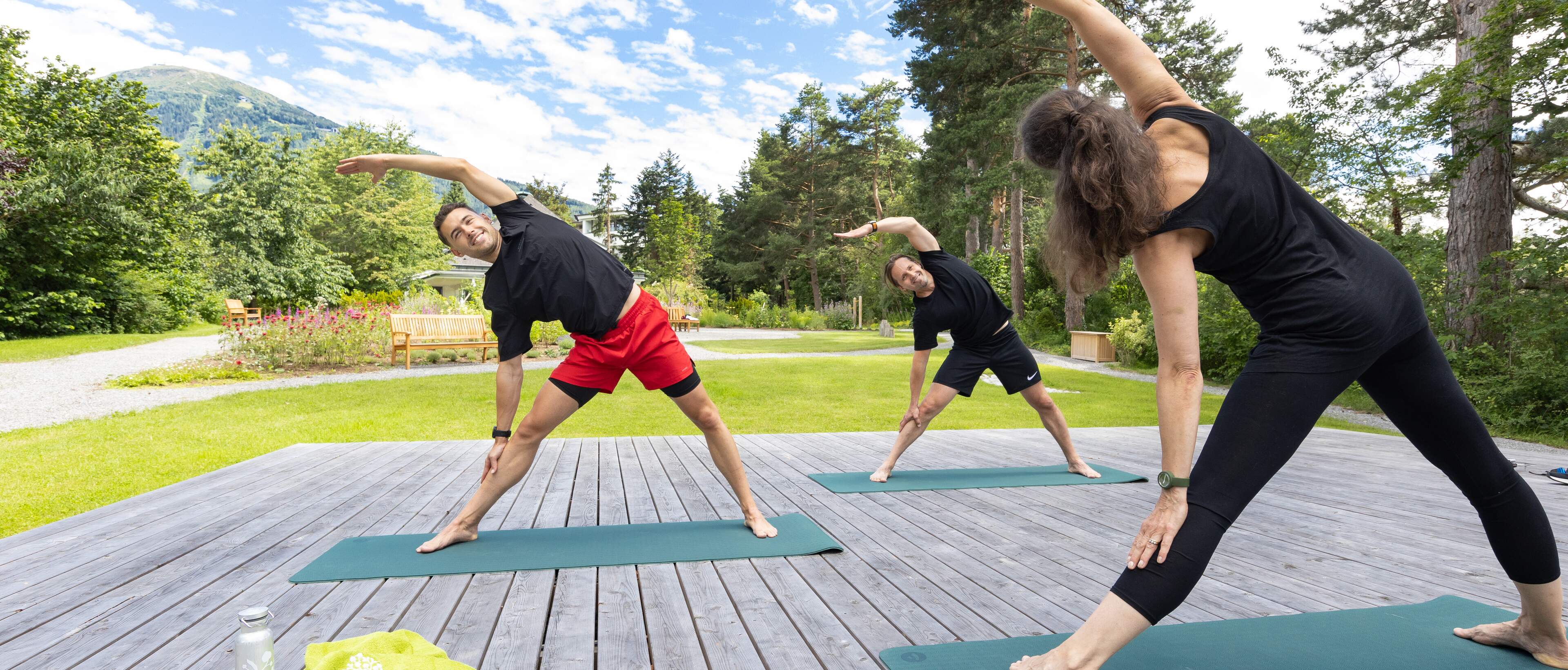 Yoga in the park