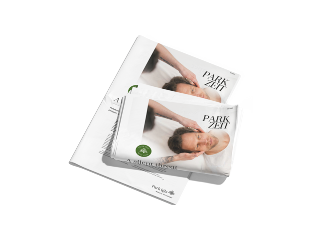 Park Time magazine on transparent background