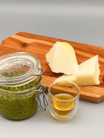 Bärlauchpesto mit Pecorino