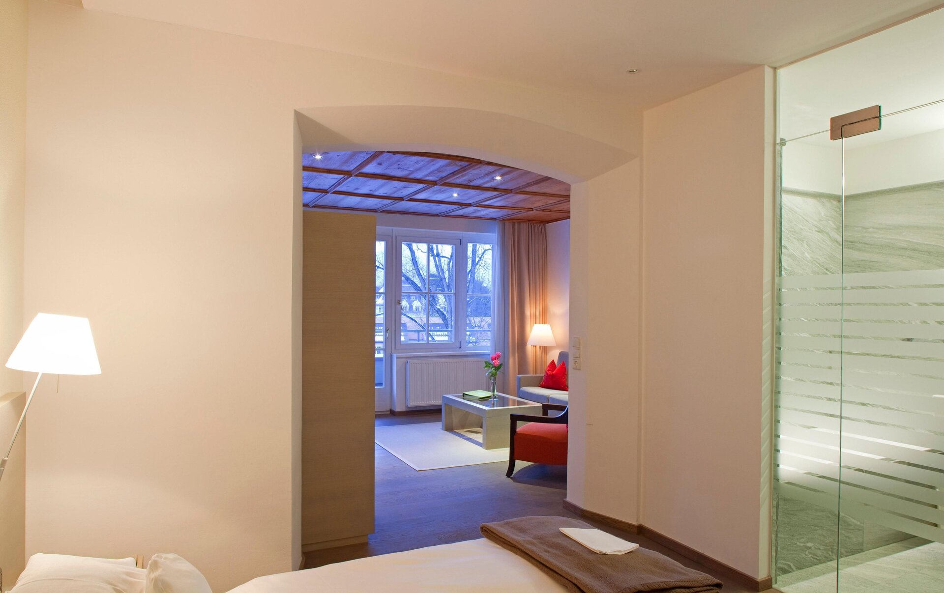 Helles Hotelzimmer