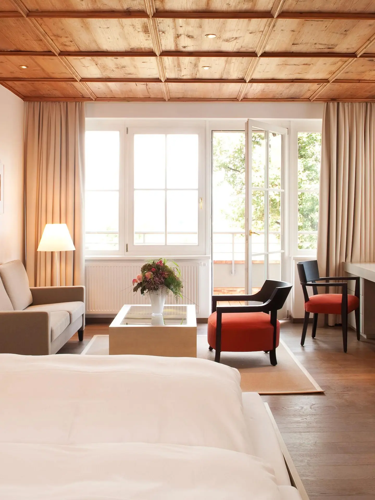 Hotel room with view